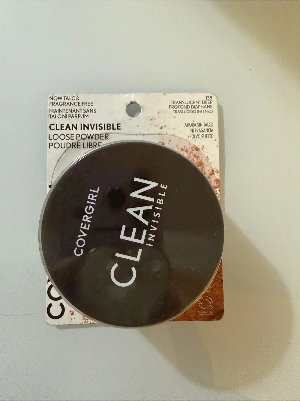 NWT COVERGIRL Clean Loose Face Color 135 Translucent Deep